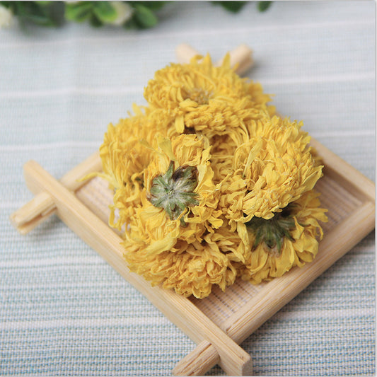 Chinese Herbs Yellow Chrysanthemum flower Tea Loose Dried Blooming Herbal Tea