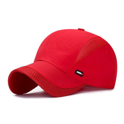 Baseball Cap Men Women QuickDry Breathable Cap Outdoor Sports Hiking Cycling Hat