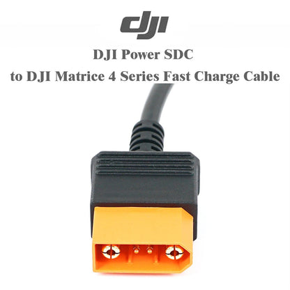 DJI Power SDC to Matrice 4 Fast Charge Cable – 200W, 48min 0-100%, for 4T/4E