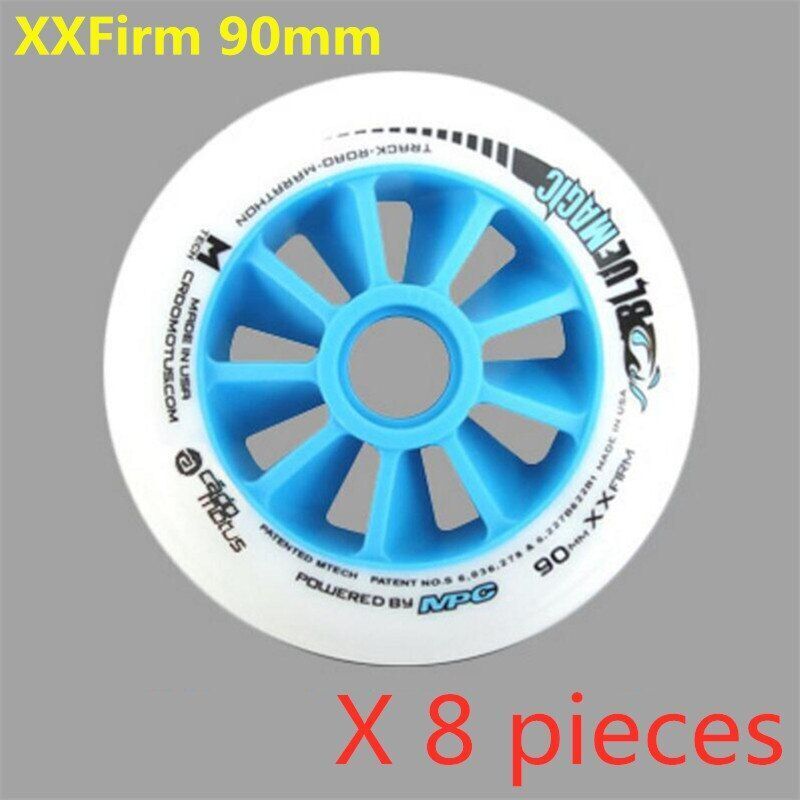 110/100/90mm Inline Speed Skates Wheel Indoor Track Outdoor Racing Black Magic
