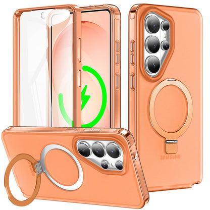 For Samsung Galaxy S26/S26 Ultra/S26 Plus Full Body Case with Magnetic Stand