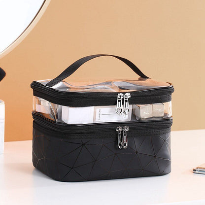 Multifunction Transparent Cosmetic Bag Make Up Case Travel Makeup Toiletry Bags