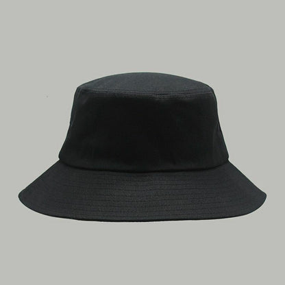 Sun Hats Man Women Blank Fisherman Pure Cotton Cap Plus Size Bucket Flat Adult