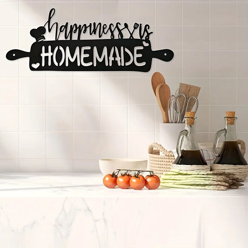Kitchen Wall Decor Happiness Is Homemade Kitchen Signs Kitchen Decoration Wall
