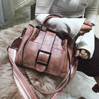Women's Vintage Bagpack Tote PU Leather Shoulder Bags Crossbody Purse Satchel