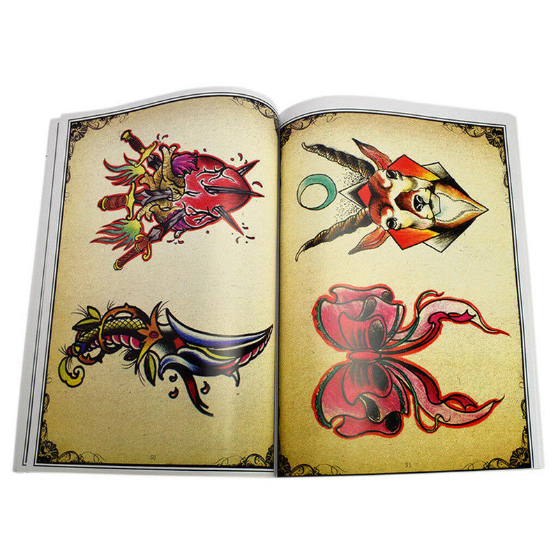 Tattoo Book Traditional Body Art Tattoo Flash Book Designs Tattoo Reference Book