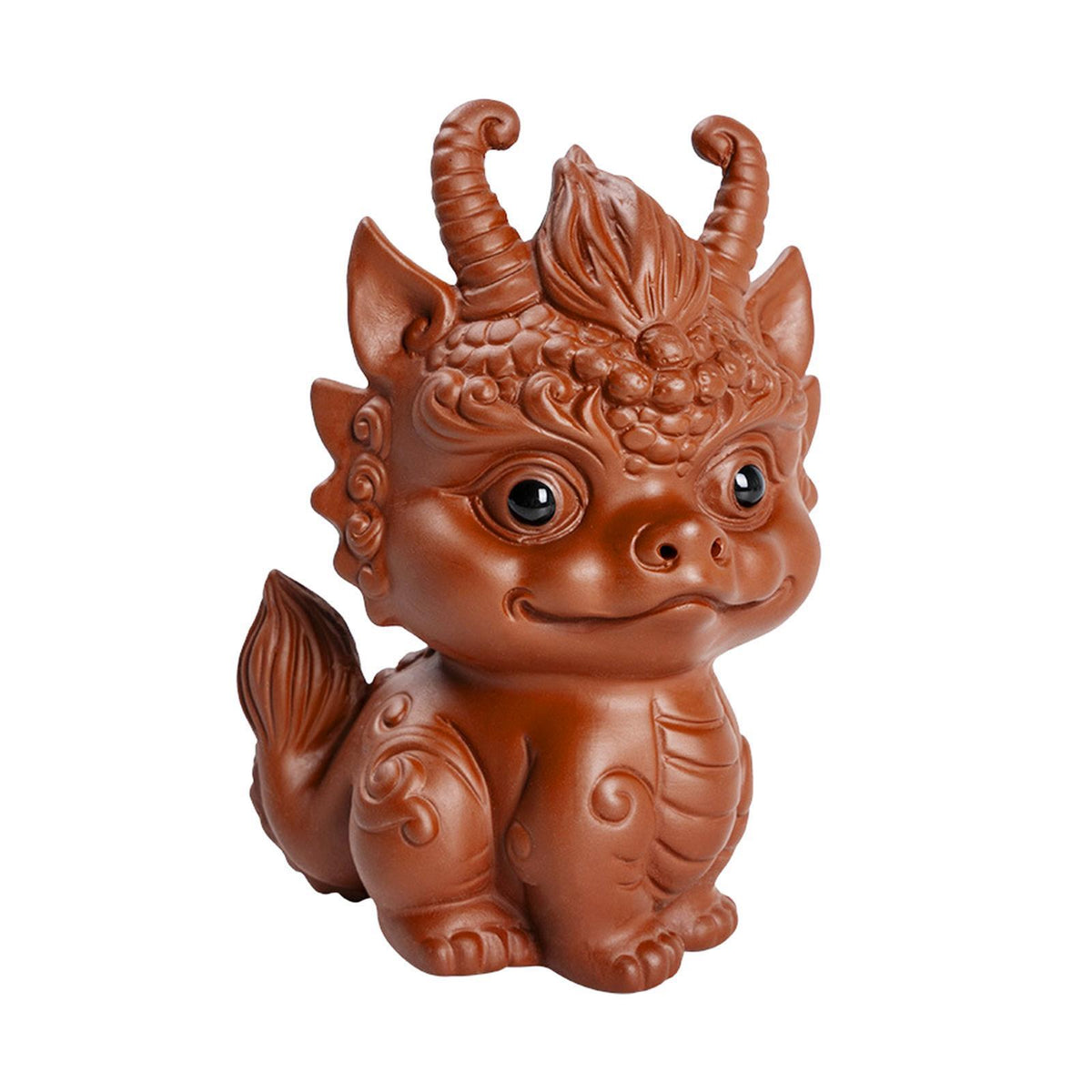 Miniature Dragon Statue Mini Tea Pet Ornament Chinese Tea Decoration for