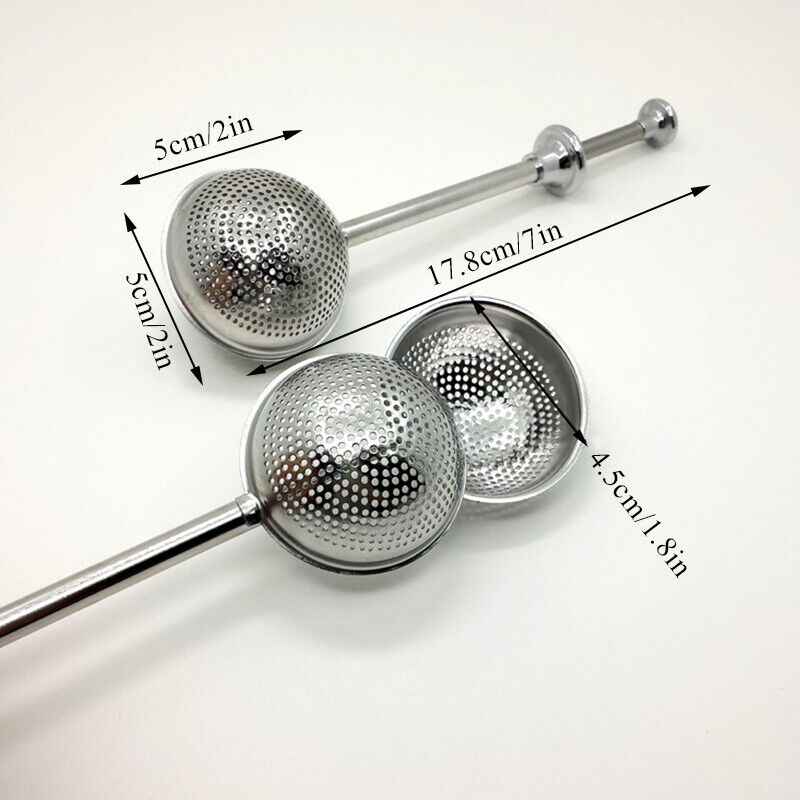 Stainless Steel Tea Infuser Leaf Strainer Herbal Mesh Loose Filter Diffuser New