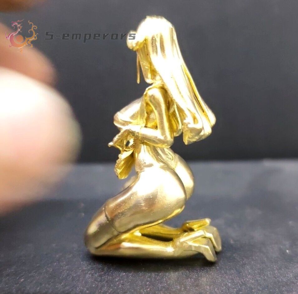 Brass Hot Sexy Bride Girl Statue Art Beauty Model Figurine Decor Artworks Decor