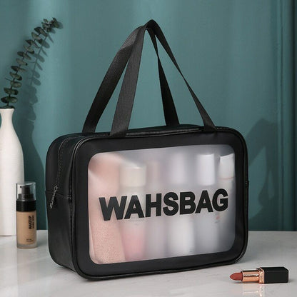Portable Travel Storage Bag Toiletry Organize Waterproof PVC Cosmetic Bags Women