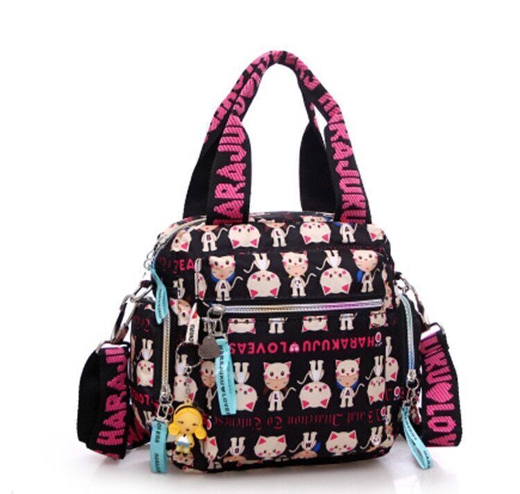 Woman Shoulder Bag Cowboy Bag Baby Handbag Oxford Cloth Messenger Bag