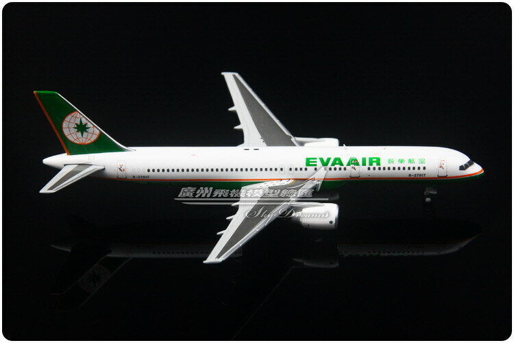 1:400 JC WINGS EVA AIR BOEING 757-200 Passenger Airplane Diecast Aircraft Model