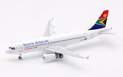 1:200 InFlight South African A320 Passenger Airplane Diecast Aircraft Model