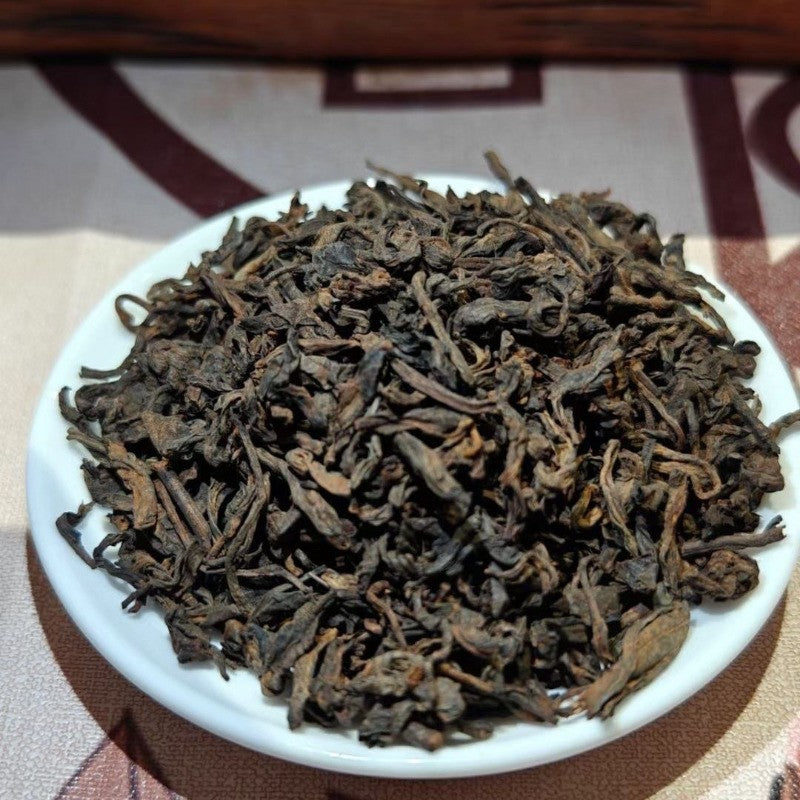 300g Yunnan 1988 Old Ban Zhang Mellow Aroma Pu'er Tea Ripe Tea Loose Tea