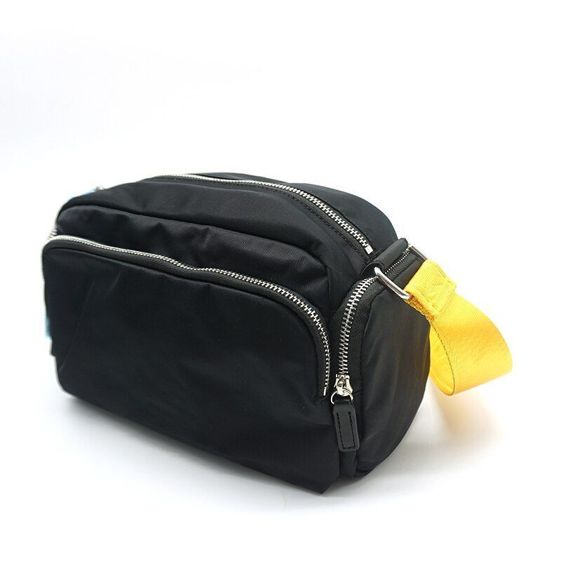 Nylon Medium Size Messenger Bag Fashion Shoulder Bag Purse Grey/Blue/Black/White