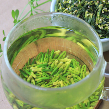 Lotus Heart Scented Tea Green Herbal Herbs organic Loose Flower Tea 莲子芯