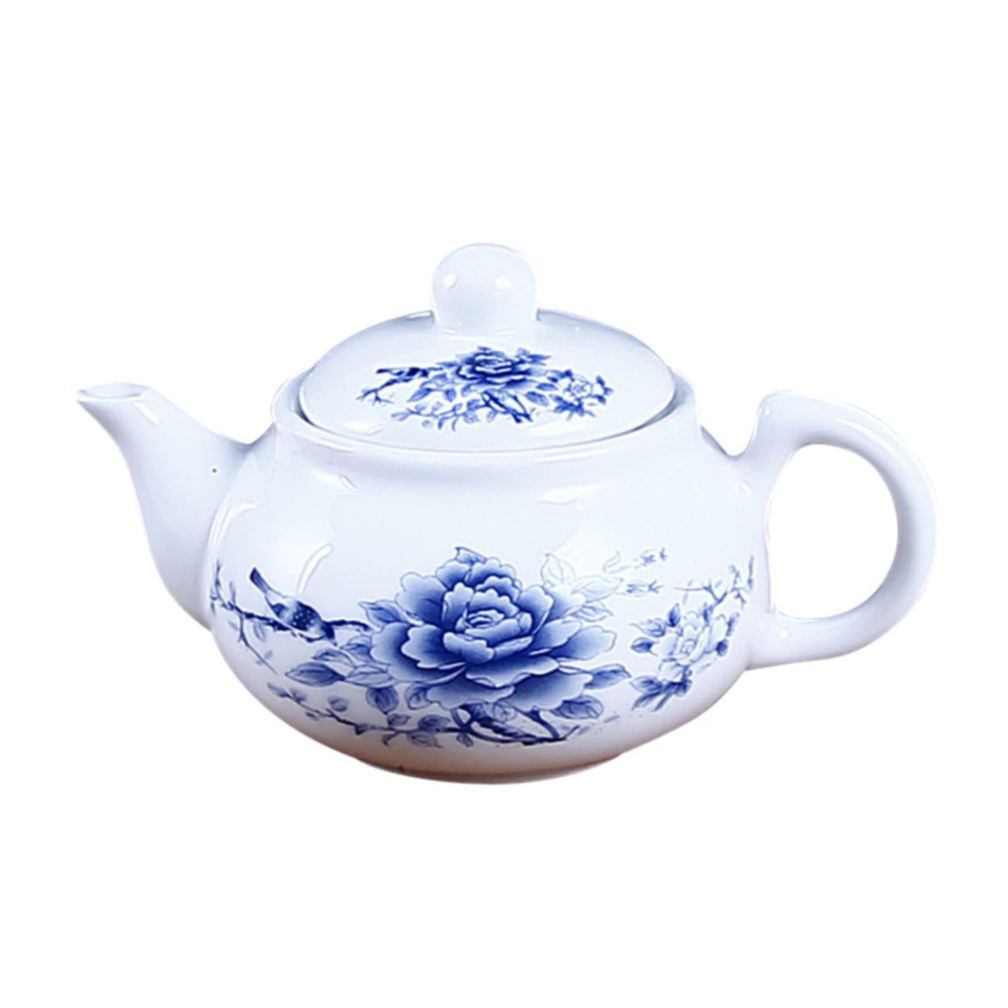 Ceramics Flower Teapot 140ml 4.7oz Kungfu Tea Set Tea Infuser