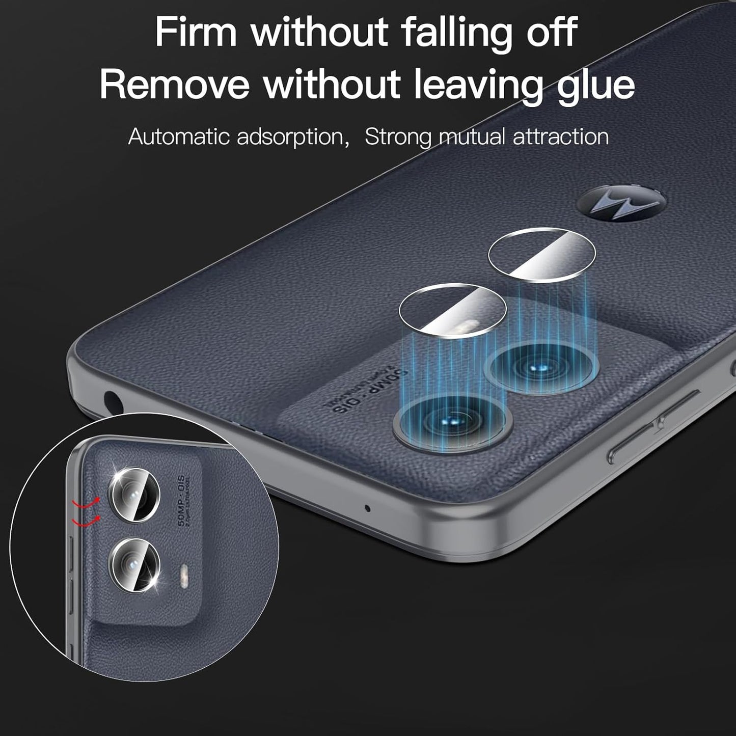 2 Pack Screen Protectors for Moto Edge 2024 TPU Soft Flexible[Not Glass]+2 Pack