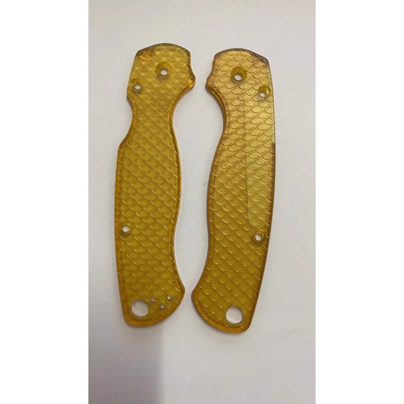 1Pair PEI Handle Scales for Spyderco C81 Paramilitary 2 C81 Para2 PM2 Knives