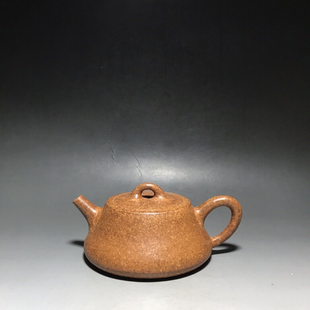 vintage chinese yixing purple clay teapot zisha ceremony carving Collectible art
