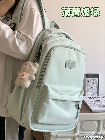Polyester Backpack 30*44 CM Fashion Students School Bags Laptop Traveling Purse
