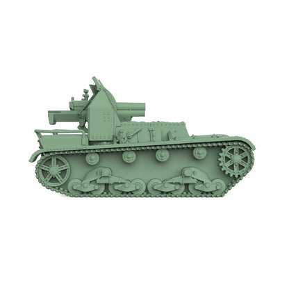 SSMODEL SS200629 1/200 Military Model Kit Soviet SU-5-2 Self-Propelled Artillery