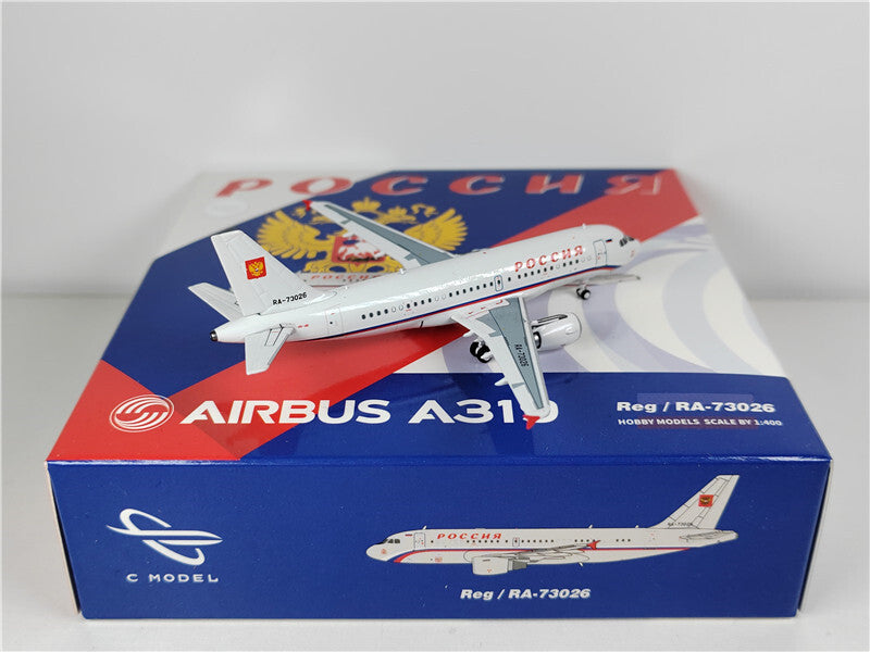 C Model Russian Special Flight Team for Airbus A319 RA-73026 1:400 Pre-built