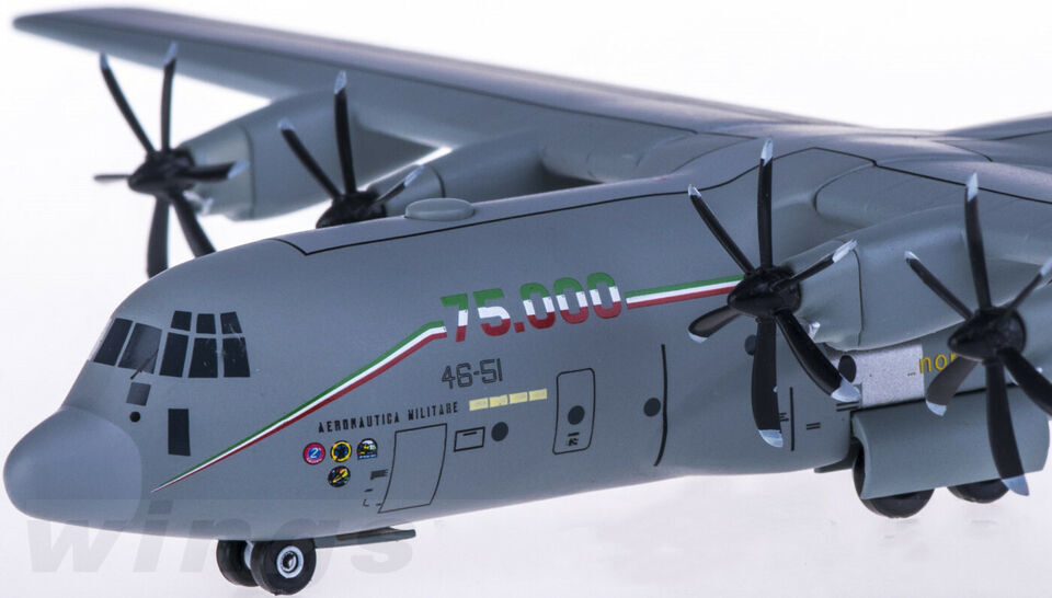 1:200 Hogan F.F.AA Lockheed C-130J Airfreighter Diecast Military Aircraft Model