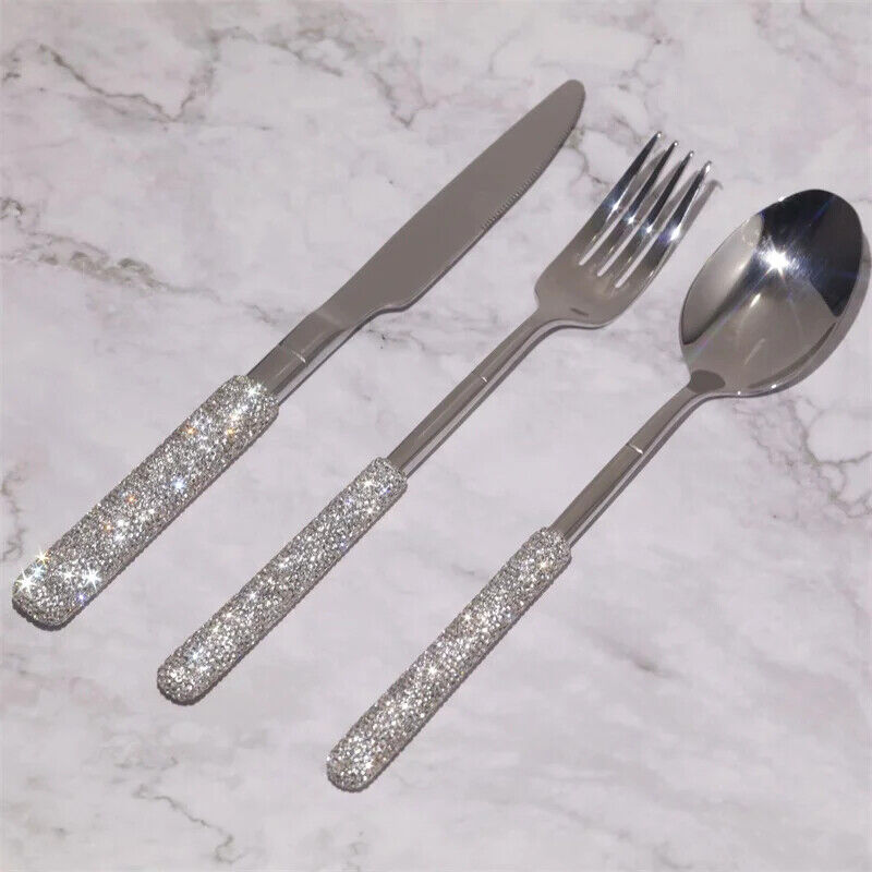 Fork Spoon Knife Silverware Tableware Home Kitchen Dinnerware Wedding