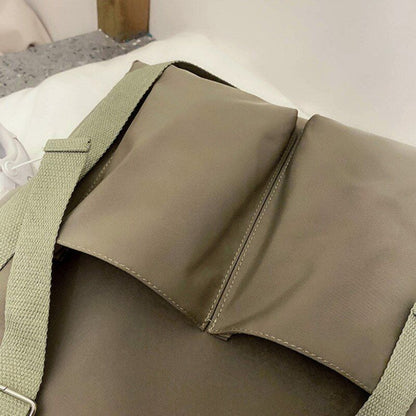 Large Handbag Shoulder Bag Waterproof Nylon Purse Canvas Crossbody 36*10*34 CM