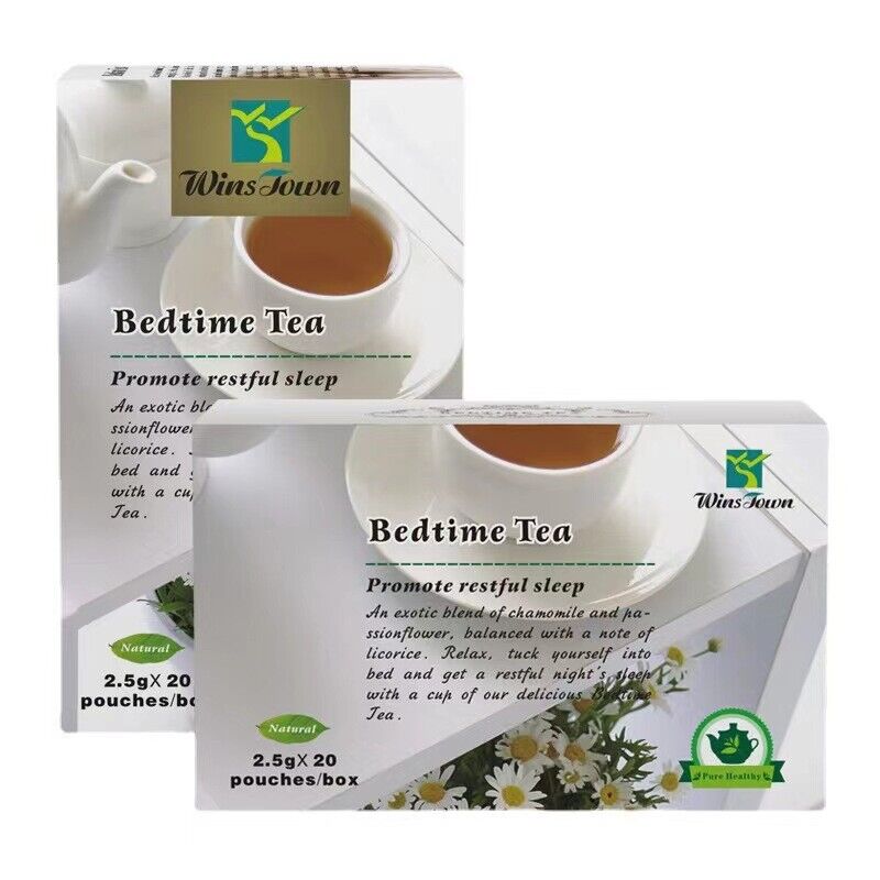 Natural Herbal Bedtime Tea Healthy Herbs Organic Sleep Well Bedtime Tea 2.5g*20