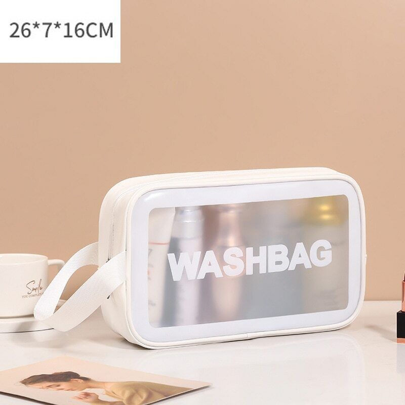 Portable Travel Storage Bag Toiletry Organize Waterproof PVC Cosmetic Bags Women