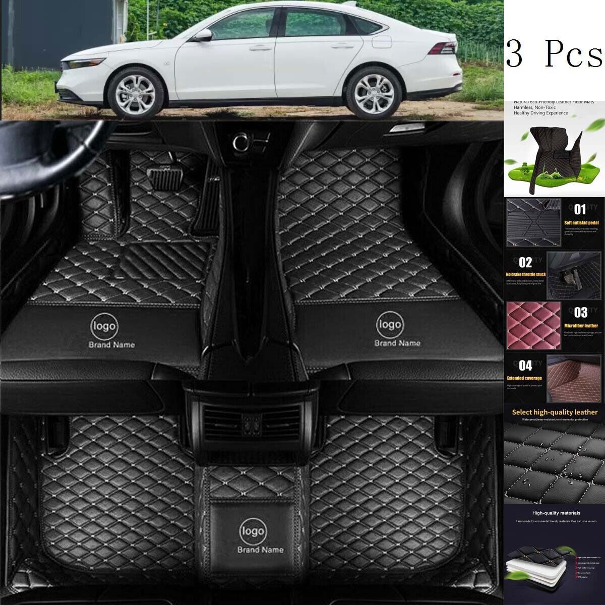 For Jaguar All Models Custom Car Floor Mats Waterproof Carpets Floorliner Liners