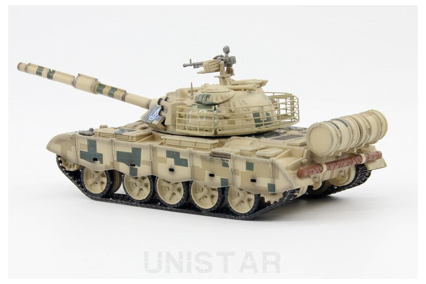 UNISTAR China ZTZ-59D Main Battle Sand Digital Painting 1/72 Diecast Model Tank