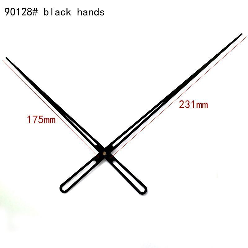 Wall Clock Parts Metal Round Hole High Torque Movement Long Hands Kits Accessory