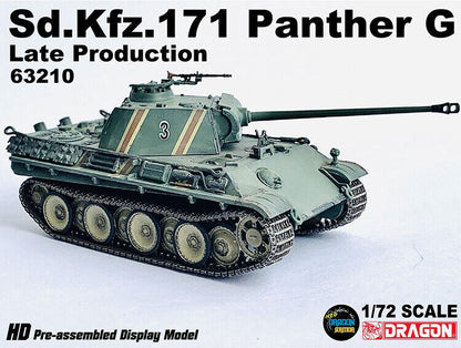 Dragon 63210 1/72 Sd.Kfz.171 Panther G Type Tank Late Type Model