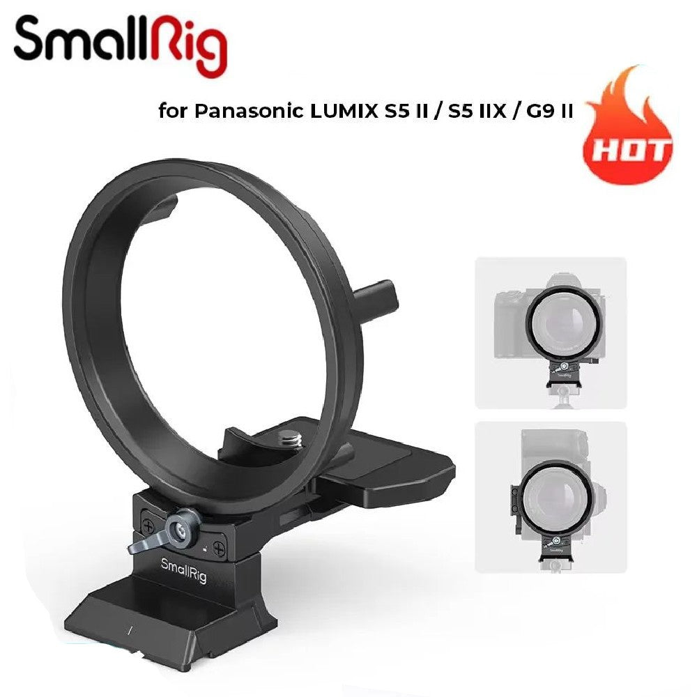 SmallRig Rotatable Collar Mount Plate for Panasonic LUMIX S5 II / S5 IIX / G9 II