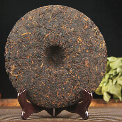 Yunnan Pu'er Tea Kong Que Zhi Xiang Puerh Tea Chinese Tea 357g Premium Ripe Tea