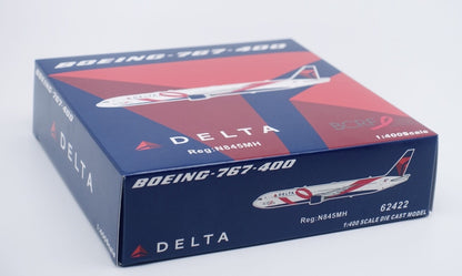 1:400 Panda DELTA BOEING 767-400 Passenger Airplane Diecast Aircraft Plane Model