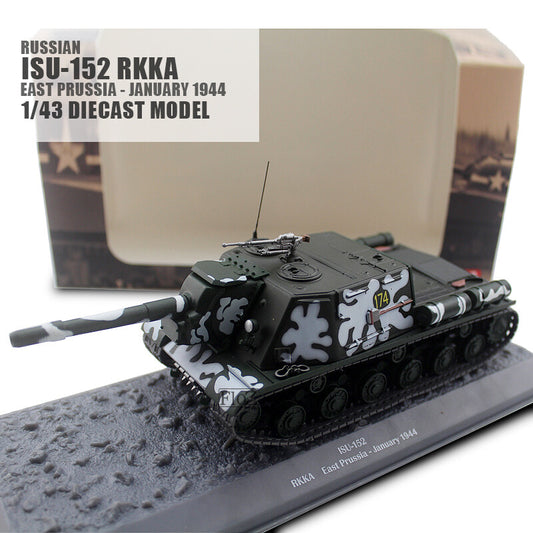 RUSSIAN ISU-152 RKKA EAST PRUSSIA - JANUARY 1944 1/43 DIECAST MODEL TANK IXO