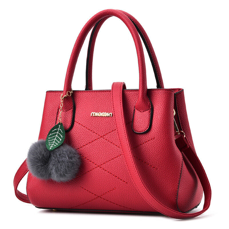 Hot Womens Lady PU Leather Handbag Shoulder Bag Purse Tote Messenger Satchel Bag
