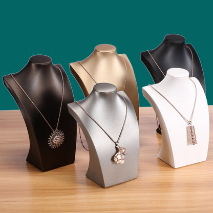 Showcase Necklace Holder Pendant Chain Jewelry Neck Bust Elegant Display Stand