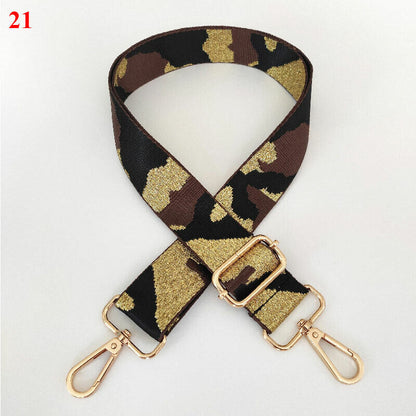 Camouflage Print Bag Shoulder Strap Handbag Replacement Adjustable Belt Handle ⊰