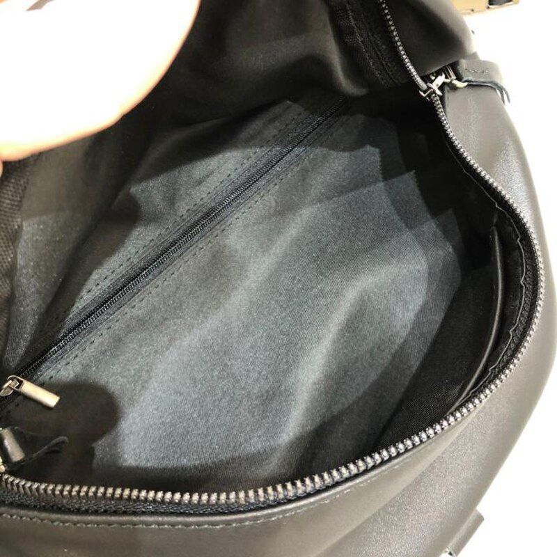 Genuine Leather Chest Shoulder Bag Crossbody Pack Cowhide Shoulder Purse 38*15CM