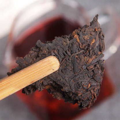 Puerh Ripe Tea 357g Top Yunnan Seven Seed Cake 0658 Classic Aged Old Ripe Tea