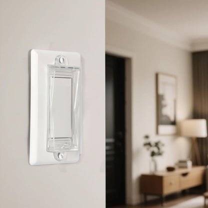 1 Light Switch Guard Cover, Baby Proof Wall Switch Cover Guard for Rocker Light