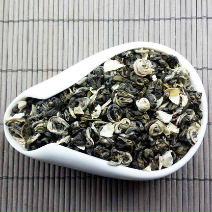 Jasmine Green Tea Premium Organic Loose Leaf Tea Natural Floral Aroma