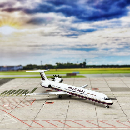 1:400 JC Wings MD-UHB DEMO McDonnell Douglas MD-81 Airplane Diecast Model