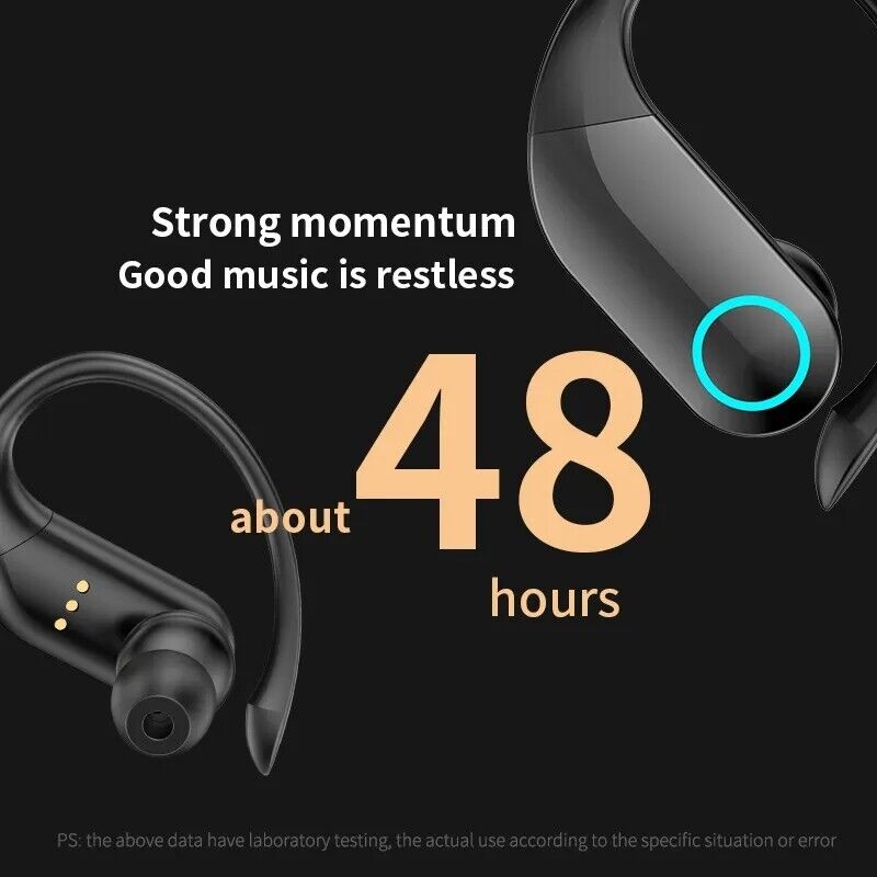 Audifonos Deportivos Bluetooth 5.3 Auriculares Inalambricos Para Telefonos Cell