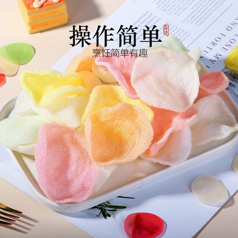 Shrimp chips, children's snack, fried lobster chips, fried by yourself, 500g.